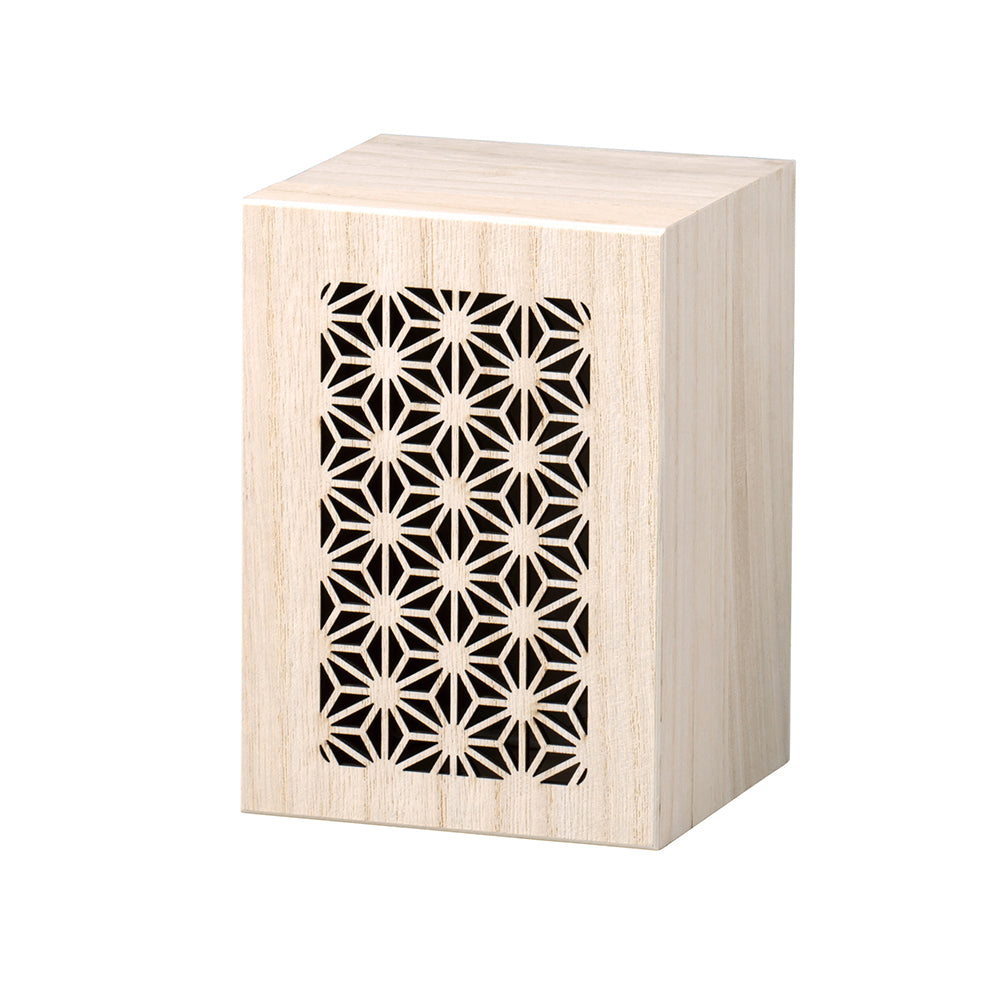 Bicchiere Usuzukuri Ajiro in una scatola di legno