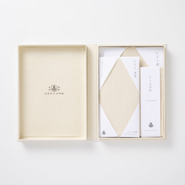 名尾手すき和紙セット 文具・扇子 (税別)