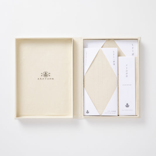 名尾手すき和紙セット 文具・扇子 (税別)