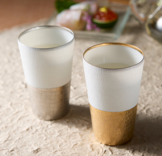 うすづくり  あじろ  タンブラー木箱入 (税別)